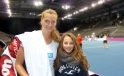 Verca mit Petra Kvitova